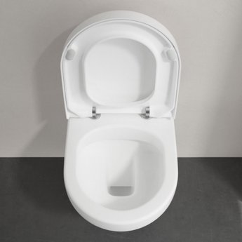 Villeroy & Boch Architectura Compact Rimless Wall Hung Toilet with Soft Close Seat
