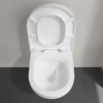 Villeroy & Boch Architectura Smooth Wall Hung Toilet with Soft Close Seat