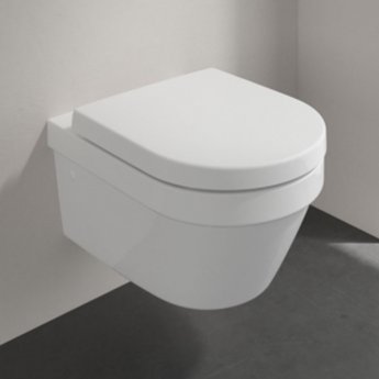 Villeroy & Boch Architectura Smooth Wall Hung Toilet with Soft Close Seat