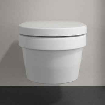 Villeroy & Boch Architectura Rimless Wall Hung Toilet with Soft Close Seat | Product Image