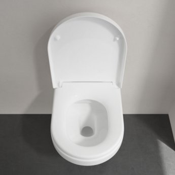 Villeroy & Boch Architectura Rimless Wall Hung Toilet with Soft Close Seat | Product Image