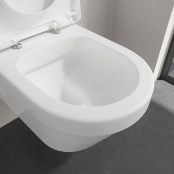 Villeroy & Boch Architectura Rimless Wall Hung Toilet with Soft Close Seat | Product Image