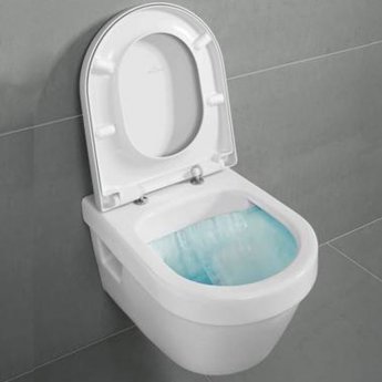Villeroy & Boch Architectura Rimless Wall Hung Toilet White Alpin - Soft Close Seat