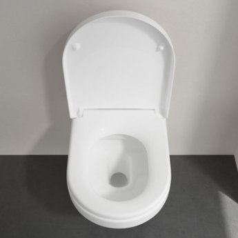 Villeroy & Boch Architectura Rimless Wall Hung Toilet White Alpin - Soft Close Seat
