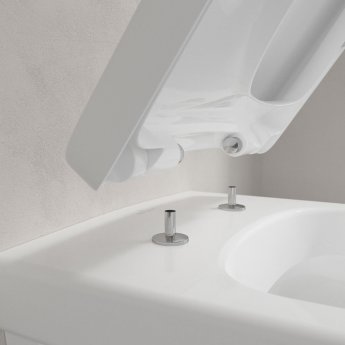 Villeroy & Boch Architectura Square Rimless Wall Hung Toilet with Soft Close Seat