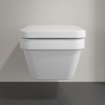 Villeroy & Boch Architectura Square Rimless Wall Hung Toilet with Soft Close Seat