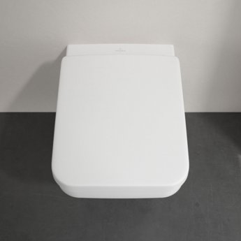 Villeroy & Boch Architectura Square Rimless Wall Hung Toilet with Soft Close Seat