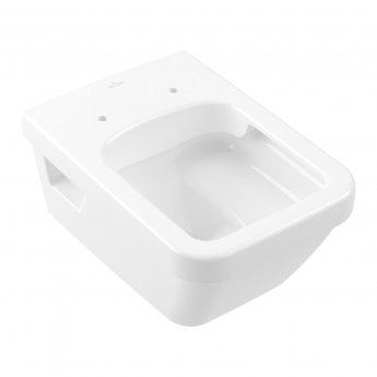 Villeroy & Boch Architectura Square Rimless Wall Hung Toilet 530mm Projection - Soft Close Seat