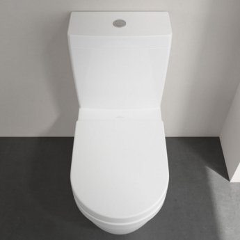 Villeroy & Boch Architectura Rimless Close Coupled Toilet with Push Button Cistern - Standard Seat