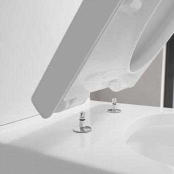Villeroy & Boch Architectura Rimless Close Coupled Toilet with Push Button Cistern - Standard Seat