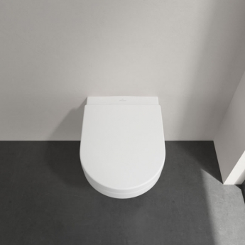 Villeroy & Boch Architectura Quick Release Soft Close Toilet Seat and Cover - White Alpin