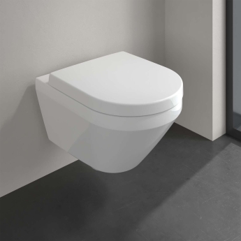 Villeroy & Boch Architectura Compact Hidden Fixings 5-in-1 Wall Hung Toilet and Frame Bundle | Product Image
