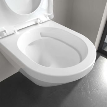 Villeroy & Boch Architectura Compact Hidden Fixings 5-in-1 Wall Hung Toilet and Frame Bundle | Product Image