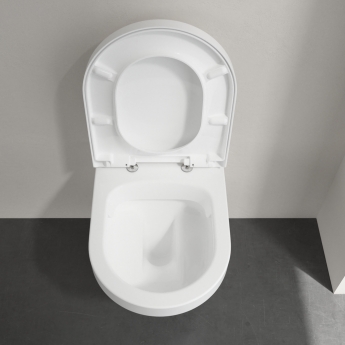Villeroy & Boch Architectura Smooth Rimless DirectFlush Wall Hung Toilet (inc Seat) | Product Image