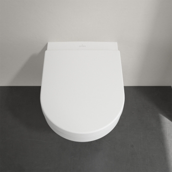Villeroy & Boch Architectura Smooth Rimless DirectFlush Wall Hung Toilet (inc Seat) | Product Image