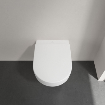 Villeroy & Boch Architectura Rimless Wall Hung Toilet - Soft Close Seat