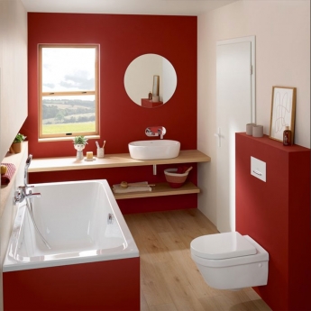 Villeroy & Boch Architectura Rimless Wall Hung Toilet - Soft Close Seat