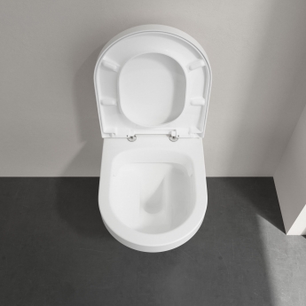 Villeroy & Boch Architectura Rimless Wall Hung Toilet - Soft Close Seat