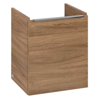 Villeroy & Boch Architectura Wall Hung 1-Drawer Vanity Unit with Basin 450mm Wide - Oak Kansas | Product Image