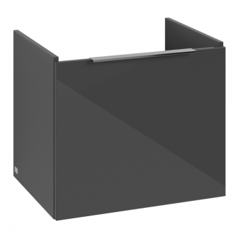 Villeroy & Boch Architectura Wall Hung 1-Drawer Vanity Unit with Basin 600mm Wide - Grey | Product Image