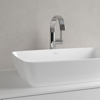 Villeroy & Boch Artis Rectangular Sit-On Countertop Basin 580mm Wide - 0 Tap Hole | Product Image