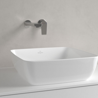 Villeroy & Boch Artis Square Sit-On Countertop Basin 410mm Wide - 0 Tap Hole
