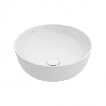 Villeroy & Boch Artis Round Sit-On Countertop Basin 430mm Diameter - 0 Tap Hole | Product Image