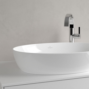 Villeroy & Boch Artis Oval Sit-On Countertop Basin 610mm Wide - 0 Tap Hole | Product Image