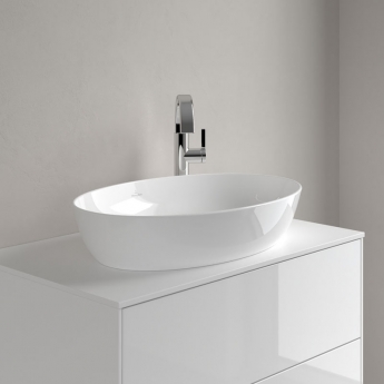 Villeroy & Boch Artis Oval Sit-On Countertop Basin 610mm Wide - 0 Tap Hole | Product Image