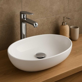 Villeroy & Boch Artis Oval Sit-On Countertop Basin 480mm Wide - 0 Tap Hole