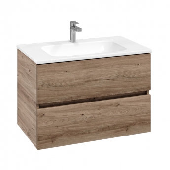 Villeroy & Boch Arto 800mm 2-Drawer Wall Hung Vanity Unit