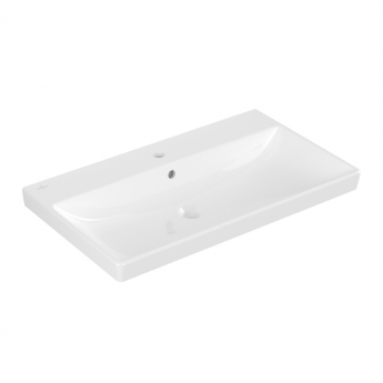Villeroy & Boch Avento Basin and Semi Pedestal 800mm Wide - 1 Tap Hole | Product Image