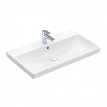 Villeroy & Boch Avento Basin and Semi Pedestal 800mm Wide - 1 Tap Hole | Product Image
