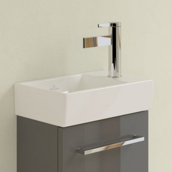 Villeroy & Boch Avento Wall Hung Basin 360mm Wide - 1 Right Hand Tap Hole