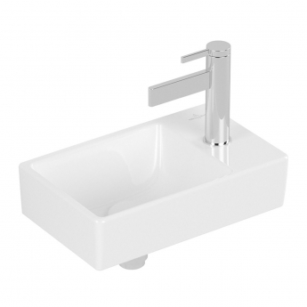 Villeroy & Boch Avento Wall Hung Basin 360mm Wide - 1 Right Hand Tap Hole