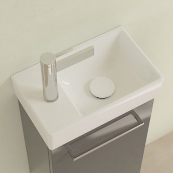 Villeroy & Boch Avento Wall Hung Basin 360mm Wide - 1 Left Hand Tap Hole