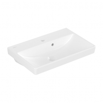 Villeroy & Boch Avento Compact Wall Hung Basin 550mm Wide - 1 Tap Hole