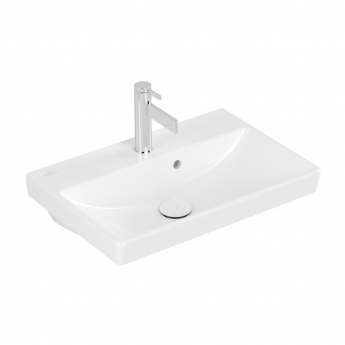Villeroy & Boch Avento Compact Wall Hung Basin 550mm Wide - 1 Tap Hole