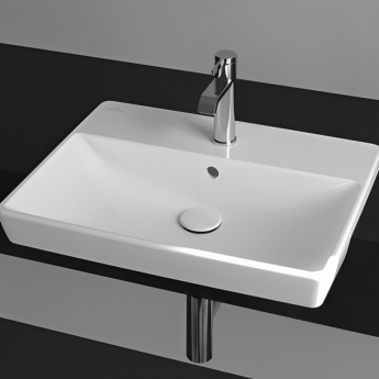 Villeroy & Boch Avento Semi-Recessed Basin 550mm Wide - 1 Tap Hole