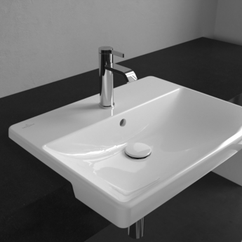 Villeroy & Boch Avento Semi-Recessed Basin 550mm Wide - 1 Tap Hole
