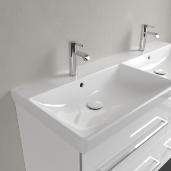 Villeroy & Boch Avento Double Basin 1200mm Wide - 2 Tap Hole