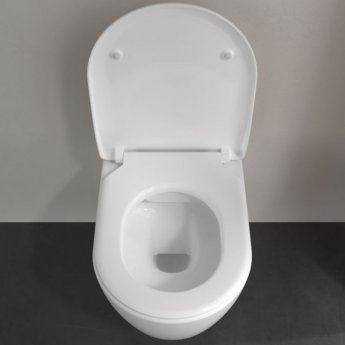 Villeroy & Boch Avento Rimless Wall Hung Toilet with Slim Seat