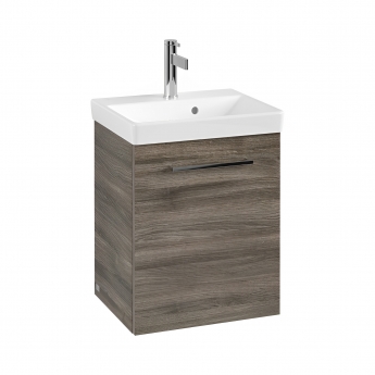 Villeroy & Boch Avento 450mm 1-Door Wall Hung Vanity Unit RH with Basin