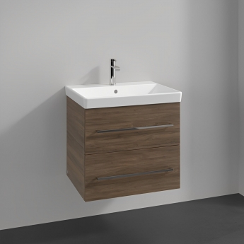 Villeroy & Boch Avento 600mm 2-Drawer Wall Hung Vanity Unit with Basin