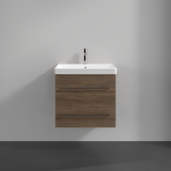 Villeroy & Boch Avento 600mm 2-Drawer Wall Hung Vanity Unit with Basin
