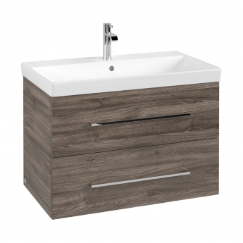 Villeroy & Boch Avento 800mm 2-Drawer Wall Hung Vanity Unit with Basin