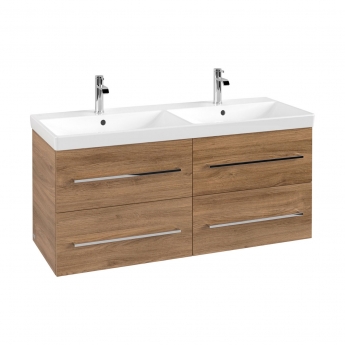 Villeroy & Boch Avento 1200mm 4-Drawer Wall Hung Vanity Unit with Basin