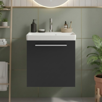 Villeroy & Boch Avento 550mm 1-Door Wall Hung Vanity Unit with Basin | Product Image