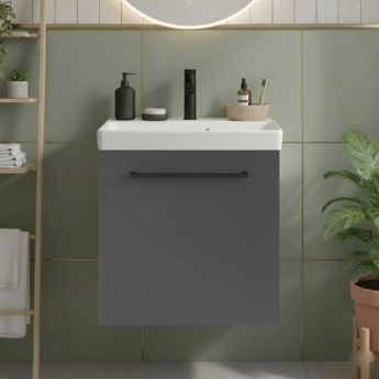 Villeroy & Boch Avento 550mm 1-Door Wall Hung Vanity Unit with Basin | Product Image