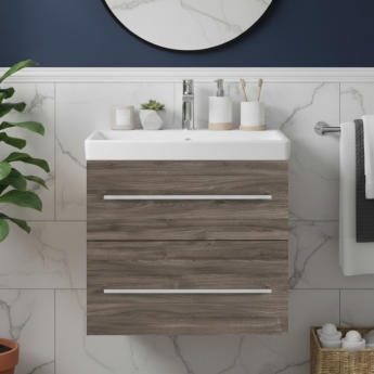 Villeroy & Boch Avento 600mm 2-Drawer Wall Hung Vanity Unit with Basin | Product Image